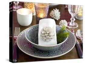 Christmassy Table Decorations-C. Nidhoff-Lang-Stretched Canvas