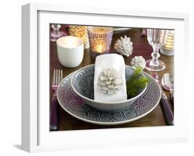 Christmassy Table Decorations-C. Nidhoff-Lang-Framed Photographic Print