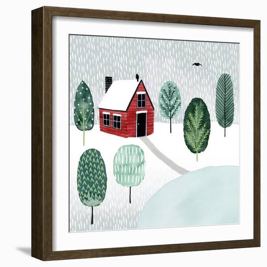 Christmastown I-null-Framed Art Print