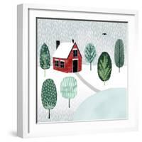 Christmastown I-null-Framed Art Print