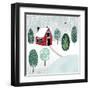 Christmastown I-null-Framed Art Print