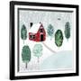 Christmastown I-null-Framed Art Print