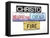 Christo Chicago Fire-Gregory Constantine-Framed Stretched Canvas