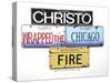 Christo Chicago Fire-Gregory Constantine-Stretched Canvas