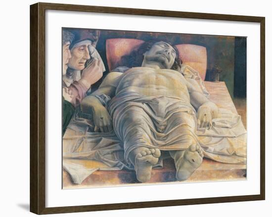 Christo in Scurto (the Foreshortened Christ Or the Dead Christ)-Andrea Mantegna-Framed Giclee Print