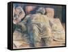 Christo in Scurto (the Foreshortened Christ Or the Dead Christ)-Andrea Mantegna-Framed Stretched Canvas