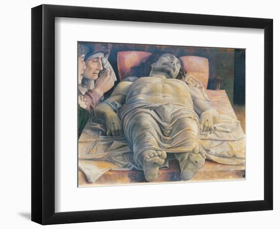 Christo in Scurto (the Foreshortened Christ Or the Dead Christ)-Andrea Mantegna-Framed Giclee Print