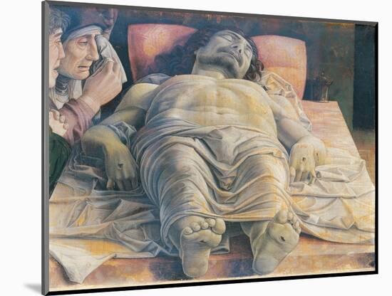 Christo in Scurto (the Foreshortened Christ Or the Dead Christ)-Andrea Mantegna-Mounted Giclee Print