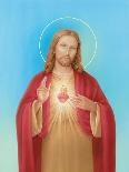 Jesus with Light Coming from His Chest-Christo Monti-Giclee Print