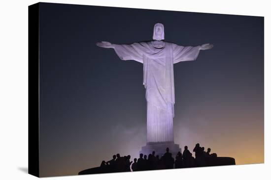 Christo Statue on Corcovado, Rio De Janeiro, Brazil, South America-Christian Heeb-Stretched Canvas