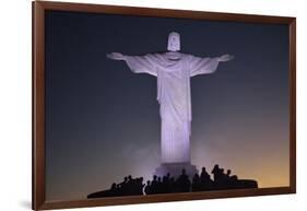 Christo Statue on Corcovado, Rio De Janeiro, Brazil, South America-Christian Heeb-Framed Photographic Print