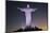 Christo Statue on Corcovado, Rio De Janeiro, Brazil, South America-Christian Heeb-Mounted Photographic Print