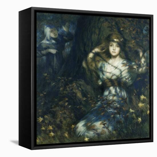 Christobel Finds Geraldine-William Gershom Collingwood-Framed Stretched Canvas