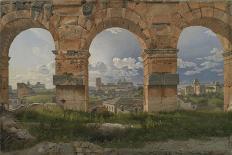 View Through Three Arches of the Third Storey of the Colosseum, 1815-Christoffer-wilhelm Eckersberg-Framed Giclee Print