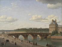 Pont Royal seen from Quai Voltaire, 1812-Christoffer-wilhelm Eckersberg-Giclee Print