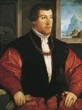 Portrait of Matthäus Schwarz-Christoph Amberger-Laminated Giclee Print