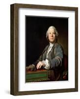 Christoph Wilibald Gluck at the Spinet, 1775-Joseph Siffred Duplessis-Framed Giclee Print