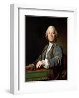 Christoph Wilibald Gluck at the Spinet, 1775-Joseph Siffred Duplessis-Framed Giclee Print