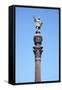 Christopher Colombus Monument, Barcelona, Spain-Mark Mawson-Framed Stretched Canvas