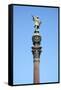 Christopher Colombus Monument, Barcelona, Spain-Mark Mawson-Framed Stretched Canvas
