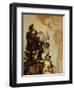 Christopher Columbus, 1451-1506 Italian Explorer, and the Discovery of America-Cesare Dell'acqua-Framed Giclee Print