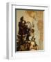 Christopher Columbus, 1451-1506 Italian Explorer, and the Discovery of America-Cesare Dell'acqua-Framed Giclee Print