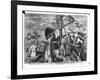 Christopher Columbus (1451-1506) on Board His Caravel, Discovering America-Jan van der Straet-Framed Giclee Print