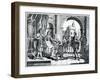 Christopher Columbus (1451-1506) Presenting an Account of His Discovery of America to the King and-Charles Grignion-Framed Giclee Print