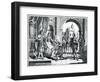Christopher Columbus (1451-1506) Presenting an Account of His Discovery of America to the King and-Charles Grignion-Framed Giclee Print