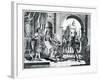 Christopher Columbus (1451-1506) Presenting an Account of His Discovery of America to the King and-Charles Grignion-Framed Giclee Print