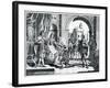 Christopher Columbus (1451-1506) Presenting an Account of His Discovery of America to the King and-Charles Grignion-Framed Giclee Print