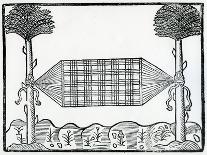 A Hammock from 'La Historia General De Las Indias' 1547-Christopher Columbus-Giclee Print