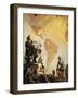 Christopher Columbus and the Discovery of America-Cesare Dell'acqua-Framed Giclee Print