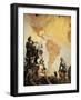 Christopher Columbus and the Discovery of America-Cesare Dell'acqua-Framed Giclee Print