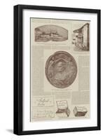 Christopher Columbus and the Fourth Centenary of the Discovery of America-null-Framed Premium Giclee Print