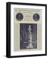 Christopher Columbus and the Fourth Centenary of the Discovery of America-null-Framed Giclee Print