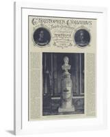 Christopher Columbus and the Fourth Centenary of the Discovery of America-null-Framed Giclee Print