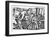 Christopher Columbus During His Voyage to America, Engraving, C1500-null-Framed Giclee Print