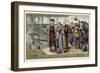 Christopher Columbus Embarks on His Voyage to the New World, Palos, Spain, 3 August 1492-null-Framed Giclee Print