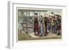 Christopher Columbus Embarks on His Voyage to the New World, Palos, Spain, 3 August 1492-null-Framed Giclee Print