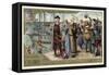 Christopher Columbus Embarks on His Voyage to the New World, Palos, Spain, 3 August 1492-null-Framed Stretched Canvas