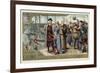 Christopher Columbus Embarks on His Voyage to the New World, Palos, Spain, 3 August 1492-null-Framed Giclee Print