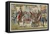 Christopher Columbus Enters Barcelona in Triumph, 15 April 1493-null-Framed Stretched Canvas