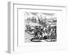 Christopher Columbus, Genoese Explorer, Discovering America, May 1492-Theodor de Bry-Framed Giclee Print