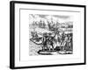 Christopher Columbus, Genoese Explorer, Discovering America, May 1492-Theodor de Bry-Framed Giclee Print