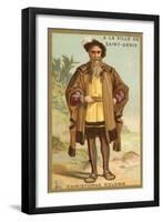 Christopher Columbus, Genoese Navigator-null-Framed Giclee Print