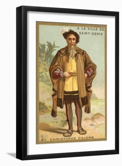 Christopher Columbus, Genoese Navigator-null-Framed Giclee Print