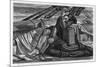 Christopher Columbus in Chains on the Gorda-Freeman-Mounted Premium Giclee Print