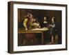 Christopher Columbus in the Convent of La Rábida Explaining His Intended Voyage, 1834-David Wilkie-Framed Giclee Print