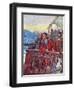 Christopher Columbus Nears the New World-null-Framed Art Print